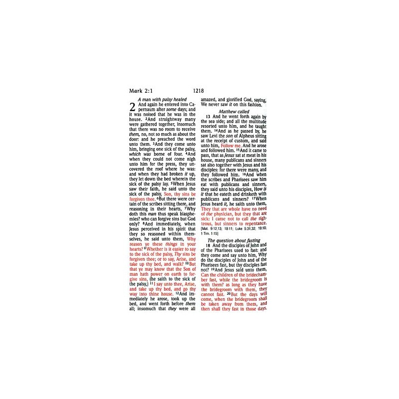 KJV Large Print Compact Reference Bible