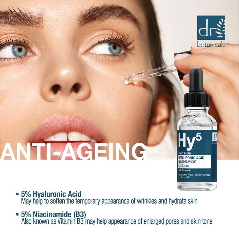 Dr Botanicals 5% Hyaluronic Acid & 5% Niacinamide Eye Serum