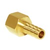 Joywayus Brass Hose Barb Fitting,1/4" Barb x 1/4" NPT Female