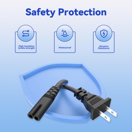 XMHEIRD AC Power Cord Cable Plug Lead for LG 43UP7000PUA 50UP7000PUA 55UP7000PUA Smart TV