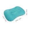Inflatable Headrest TPU Portable Lumbar Pillow Folding Soft Blow Up