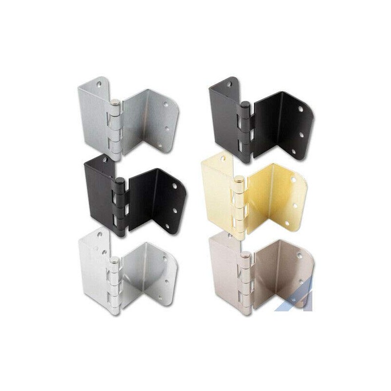 Danika 3.5 Inch Swing Clear Offset Door Hinge Matte Black