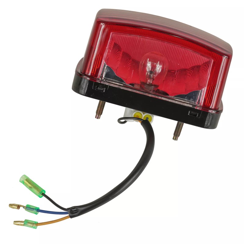 Caltric Taillight Assembly w/ Bulb fits Yamaha Big Bear 400