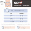Seni Active Super Plus Unisex Adult Incontinence Underwear, Heavy Absorbency,