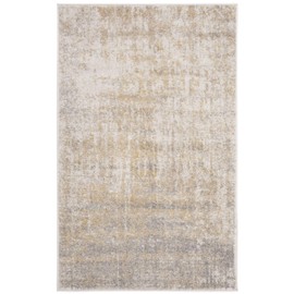 Safavieh Adirondack Collection ADR207A Modern Abstract Area Rug, 3' x 5', Cream / Gold