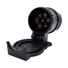 CGEAMDY 13 to 7 Adapter, Trailer Socket Adapter, Towing Adapter, Universal 13 Pin to 7 Pin Trailer Adapter, Trailer Adapter Plugs and Sockets for Caravan Trailers