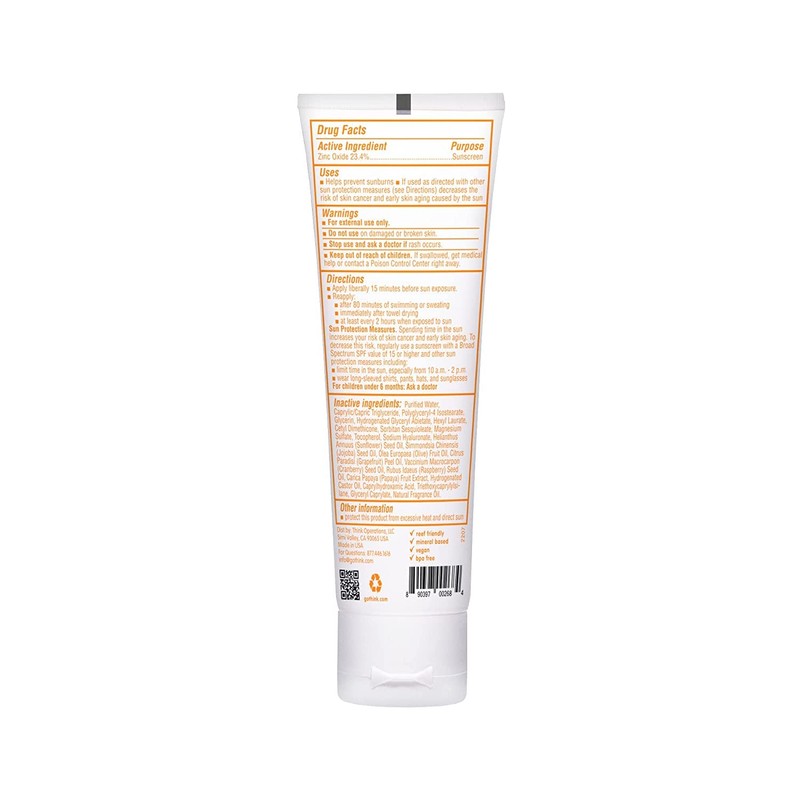 Thinkbaby Sunscreen SPF 50+ 3oz 88ml 2 Packs2