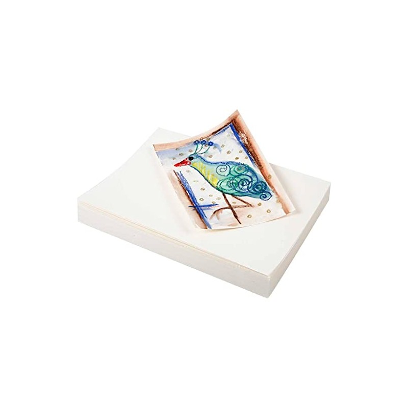 Carta per acquerelli, formato A5, 15 x 21 cm, 200