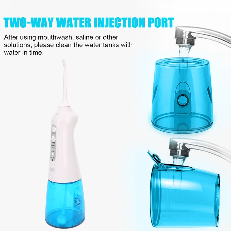 Rechargeable Electric Oral Irrigator Portable Water Flosser Teeth Cleaner Oral