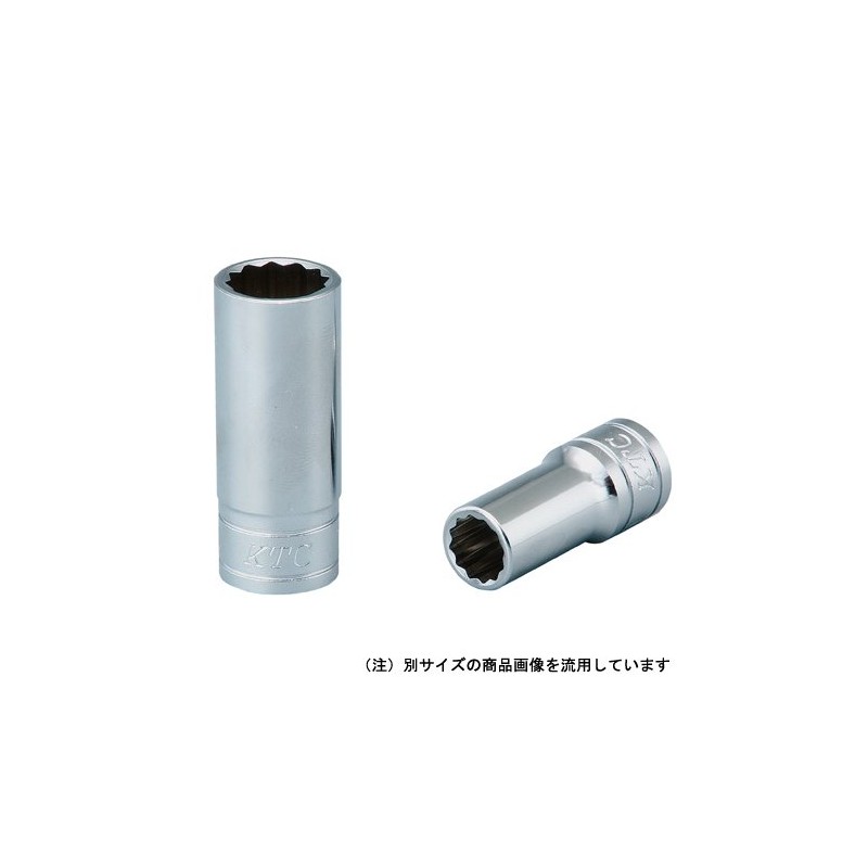 KYOTO TOOL (KTC) B3M-23W-S Semi-Deep Socket, 3/8 inch (9.5 mm)
