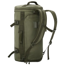 MIER Large Duffel Backpack Sports Gym Bag with Shoe Compartment, Heavy Duty and Water Resistant, Dark Green, 90L