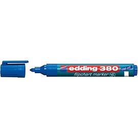 Sharpie Flip Chart Marker 380, Refillable Approximately 1.5 3 mm Blue