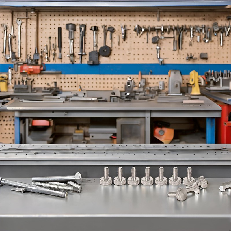 Precisiongeek - Knurled Screws M5 x 10 mm 1 Set