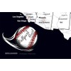Baseball Stadium Map Poster (36Wx24H inches)