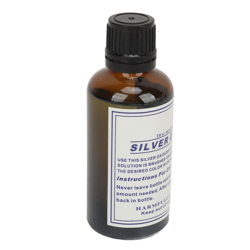 Silver Oxidizer Solution Jewelry Making Black Fast Acting Vintage Effect