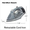 Hamilton Beach Retractable Cord Iron 1500 Watts Model 14882