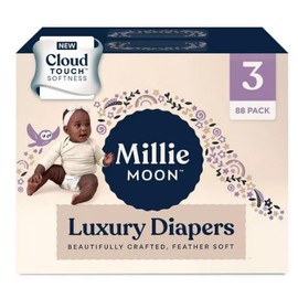 Generic Millie Moon Luxury Diapers - (Select Size and Count), White