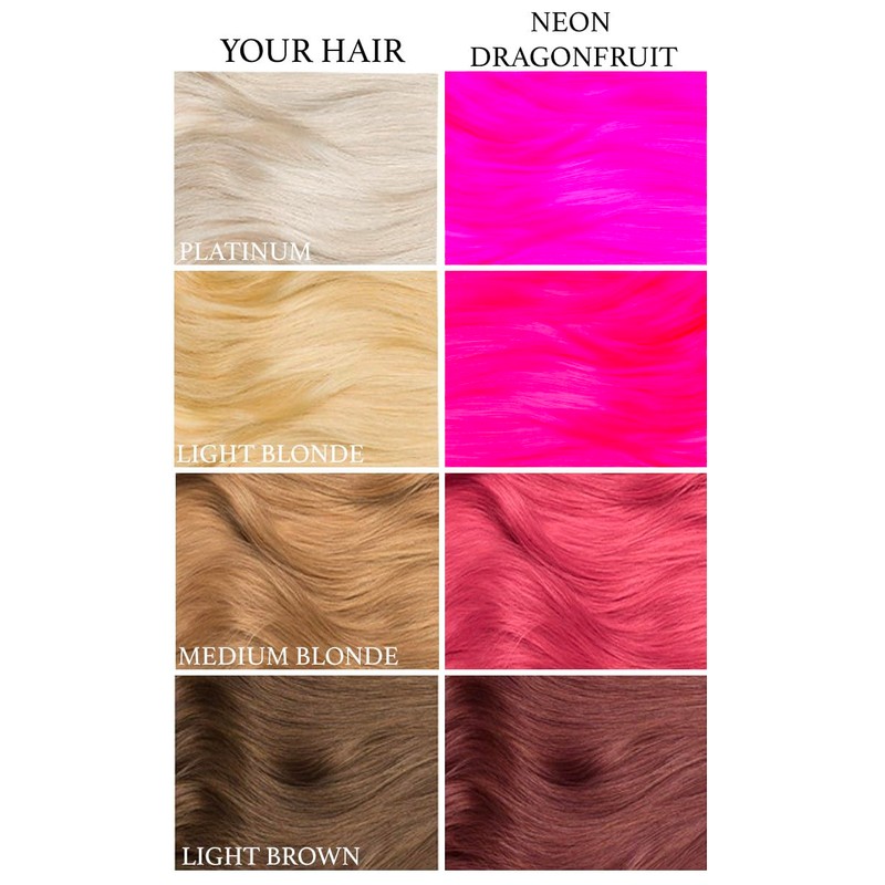 Lunar Tides Semi-Permanent Hair Color (43 colors) (Neon Dragonfruit, 8