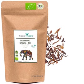tea`s finest® Darjeeling Singell FTGFOP1 Second Flush Black Tea Organic (100 g)