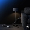 Maximm Cable de extensión de enchufe plano giratorio de 360°