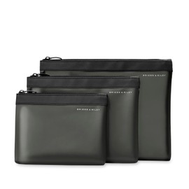 Briggs & Riley Travel Essentials, Black 3, Pouch, 3 pc. Set