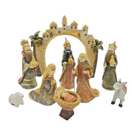 Heaven Sends 9 piece nativity