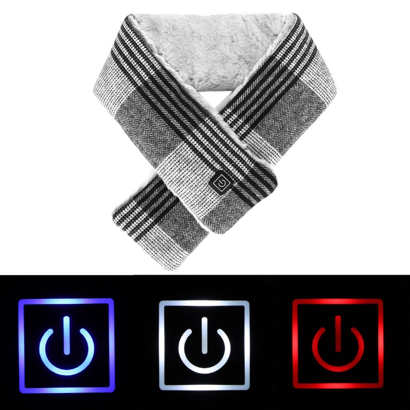 Electric Heated Scarf USB Smart Neckerchief Washable Warm Neck Gaiter