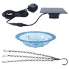 Ausi Solar Bird Bath with Fountain, Hanging Garden Decoration, for