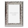 MIMOSA MOMENTS Hammered Metal picture Frame (Silver, 4x6)