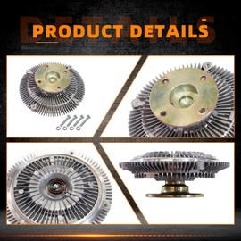 TOPAZ 2570 Engine Cooling Thermal Fan Clutch Replacement for Nissan D21 Frontier Maxima Pickup Xterra 2.4L L4 2108286G00