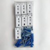 KXLife Ceiling Mount Brackets for Flexible Curtain Track, Bendable Curtain