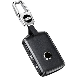 ontto Smart Key Case for Volvo Key Cover, Key Holder, Stylish, High Quality, Scratch-Resistant, Resistant to Falling, Suitable for XC40, XC60, XC70, XC90, S90, V90, S60, S80, Etc., For Cars,