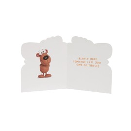UK Greetings Birthday Card For Him/Her/Friend With Envelope - No Money Joke Design