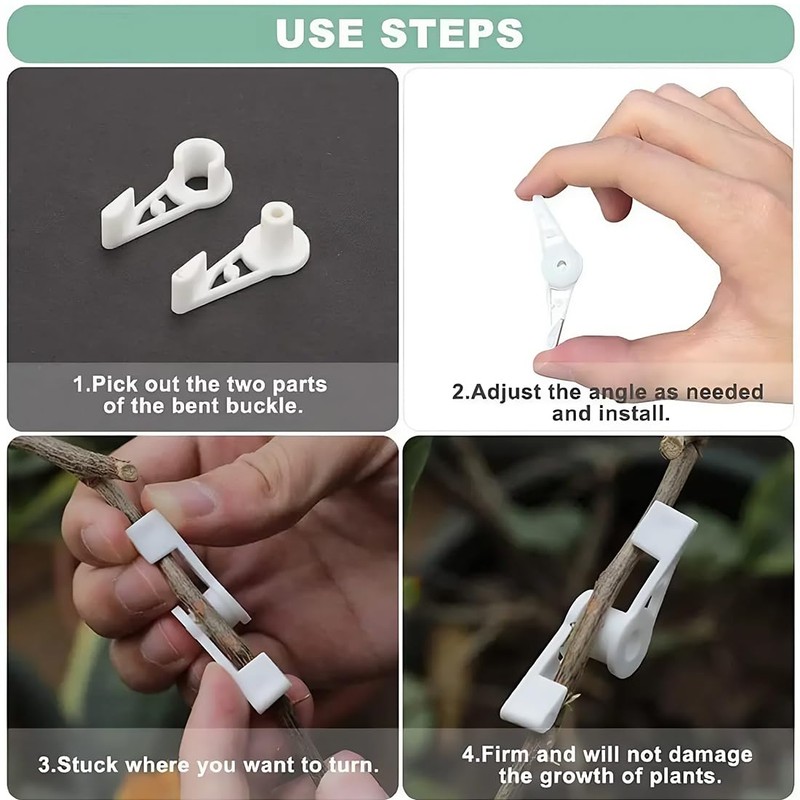 WUSJCOF Pack of 20 360° Adjustable Low Stress Training Plant