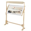 Adjustable Embroidery Stand, Wooden Frame Cross Stitch Floor Stand 360°