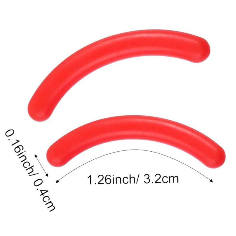 24 Pcs Curler Refill EyeLash Curler Refill Pads Silicone Rubber