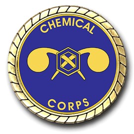 US Army Chemical Corps Afghanistan Service Challenge Coin