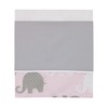 NOJO Dreamer - Pink/Grey Elephant 8 Piece Comforter Set