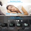 E-More Projection Alarm Clock Digital Alarm Clock Travel Alarm Clock