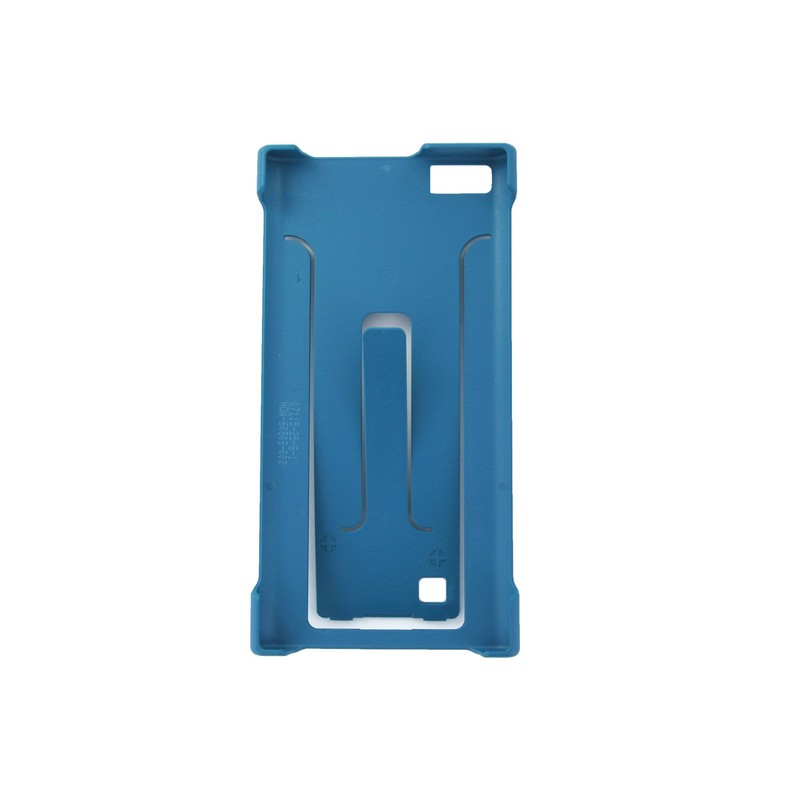 BlackBerry Leather Leap Flex Shell Storm Case - Blue