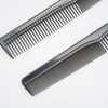 Hair Beauty Straight Comb Combination Comb Cut Comb Haircut Comb Gentleman's Comb 15ea
