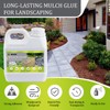 Mulch Glue for Landscaping 1.25 Gallon, Long-Lasting Rock Glue Gravel