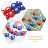 OHPHCALL 16pcs Tabletop Shuffleboard Mini Shuffleboard Pucks Shuffleboard Table Pucks
