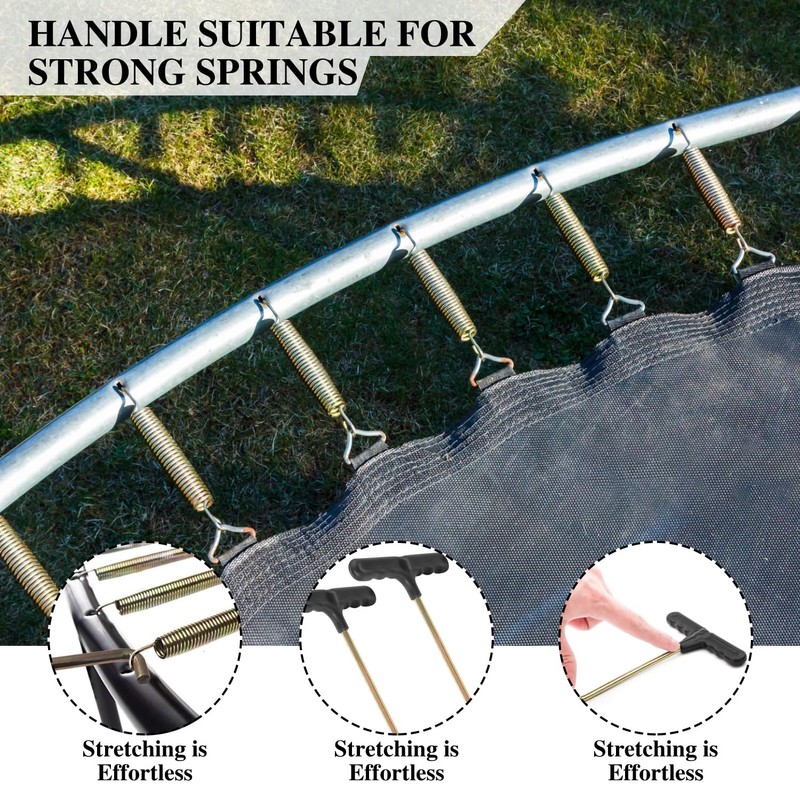Lubarion 2 Pack Trampoline Springs Pull Tool Kit – Heavy-Duty