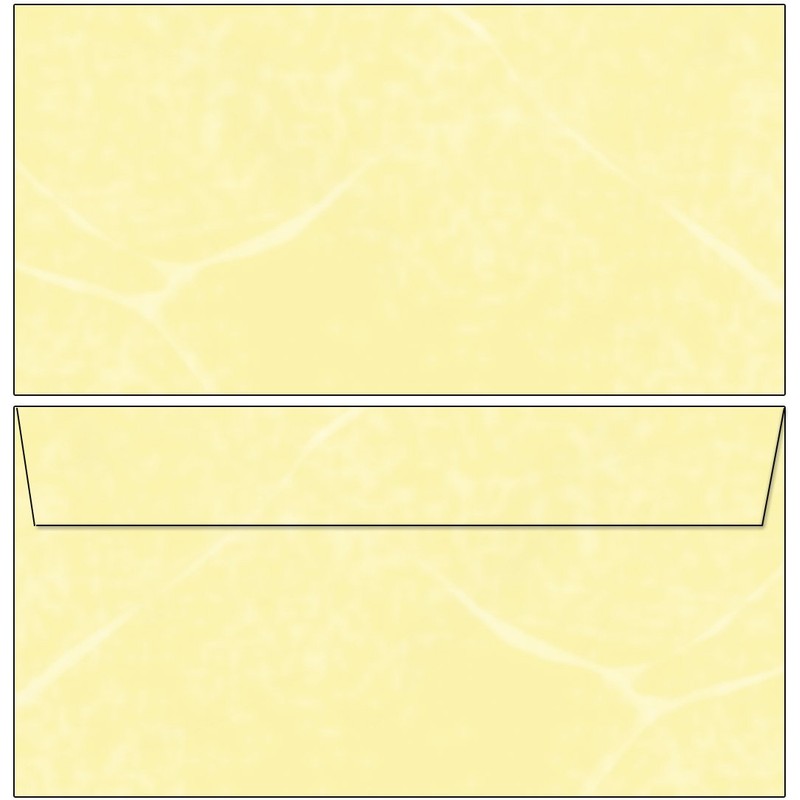 Envelopes Marble Yellow DIN Long without Window 668