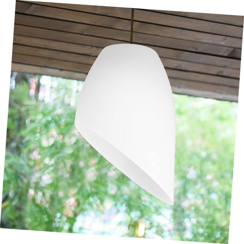 Pack of 5 Modern Lampshade Slanted Lampshade Replacement White Lamp