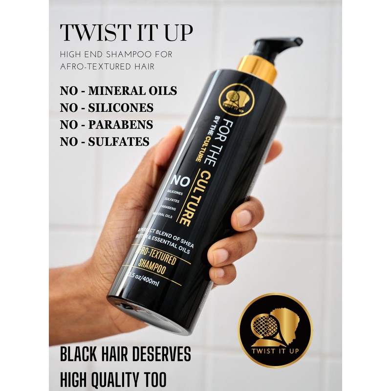 Twist It Up New Gold Standard Shampoo & Conditioner Set,