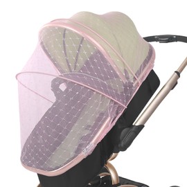 Bassinet Net Cover for Baby - Protective Mesh Netting Portable Crib | Full Cover Stroller Tent, Breathable Baby Pram Net for Outdoor Travel