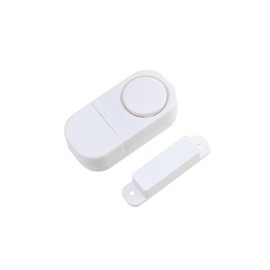 FELTECHELECTR 10PCS Mini Wireless Door Alarm System Easy Install Security Window Siren for Home Protection Loud Alert for Deterrence for Guests Monitoring
