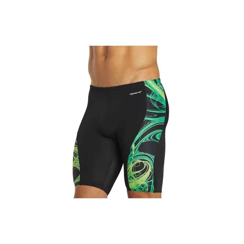 Sporti Light Wave Splice Boys' Swim Jammers, Durable Jammer Swimsuit